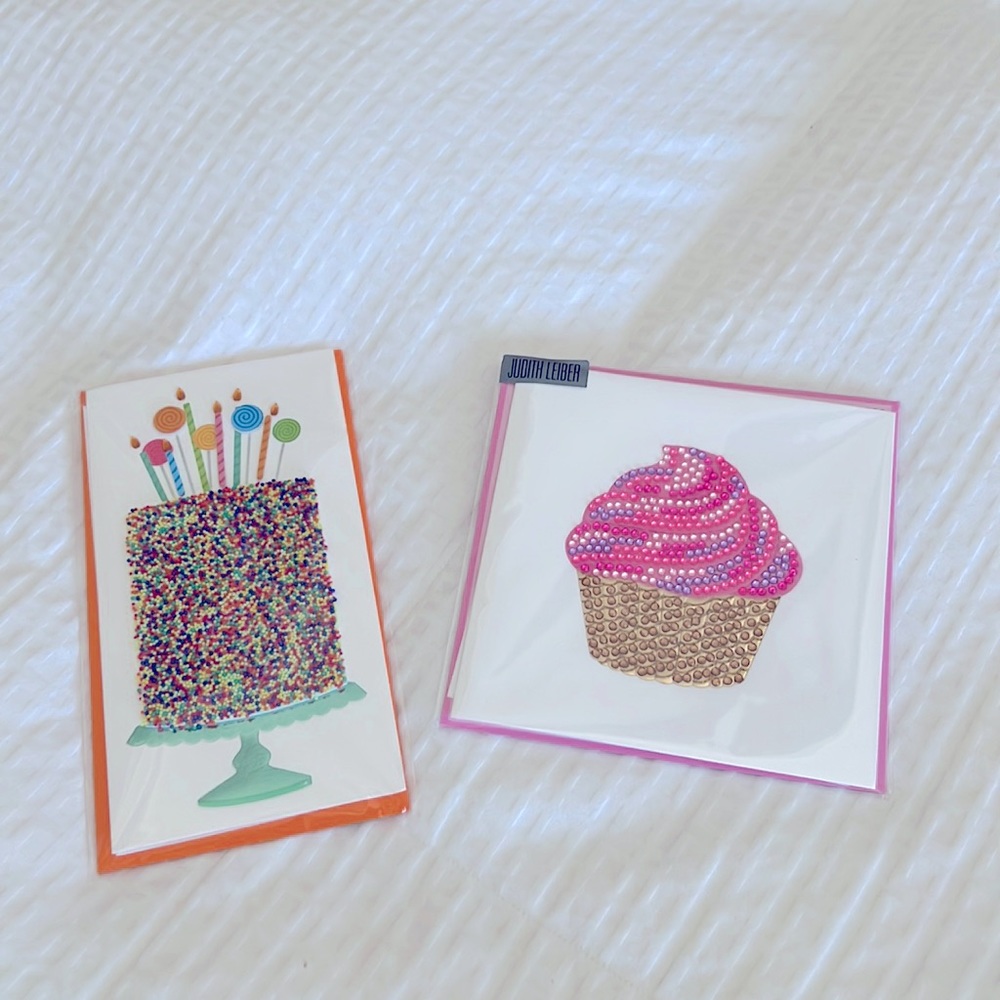 Two Beautiful Papyrus Birthday Cards - NWT